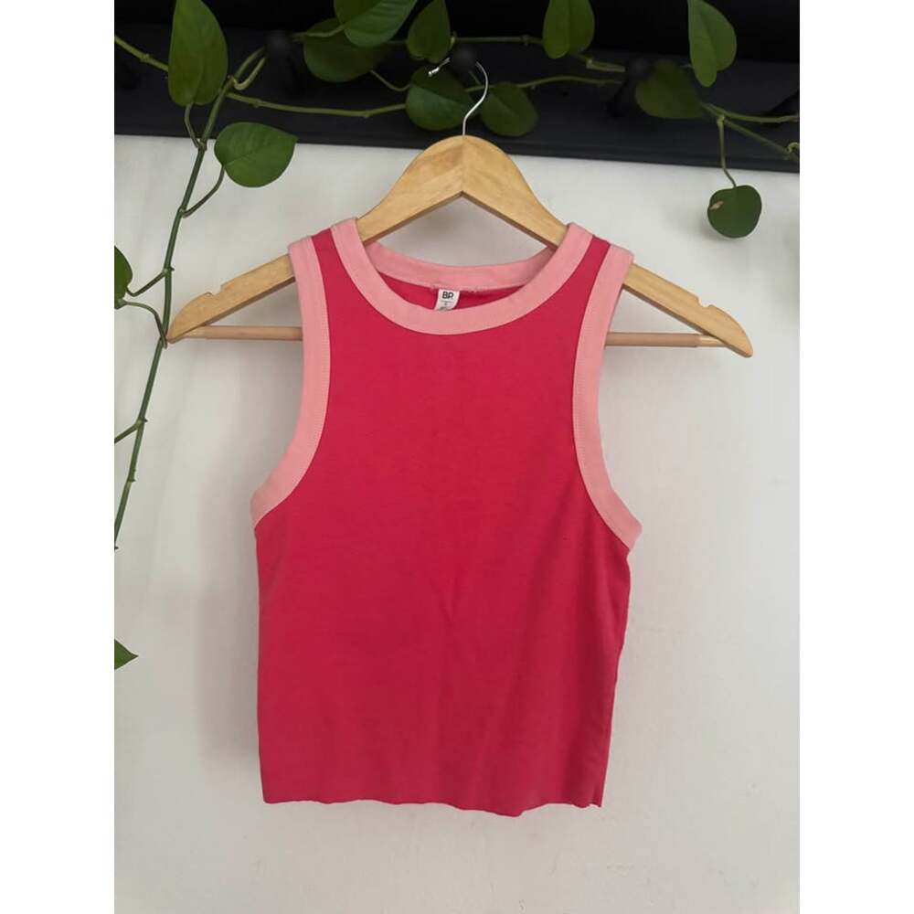 BP. Pink Ringer Tank Top - Picture 2 of 4